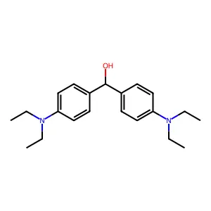 4,4'-双(二乙氨基)二苯甲醇 structure