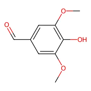 丁香醛 structure