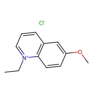6-methoxy-N-ethylquinolinium structure