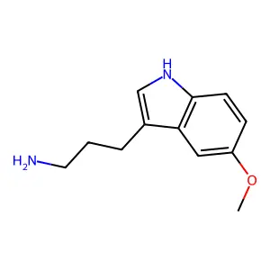 3-(5-甲氧基-1H-吲哚-3-基)丙-1-胺 structure
