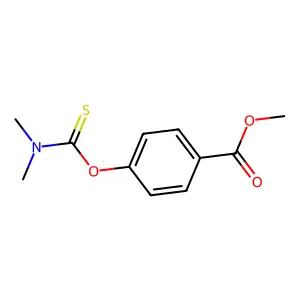 Methyl 4-[(dimethylcarbamothioyl)oxy]benzoate structure