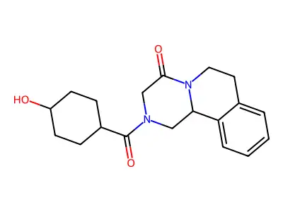 4-Hydroxypraziquantel structure
