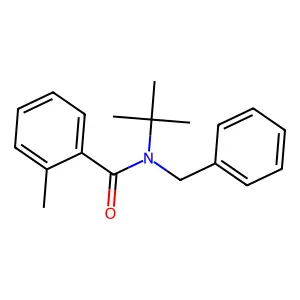 N-苄基-N-叔丁基-2-甲基苯甲酰胺 structure