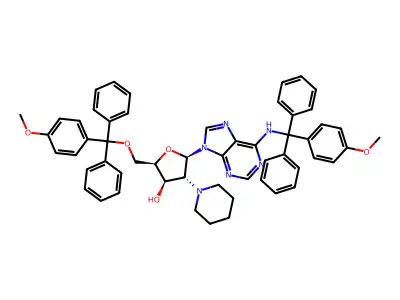 2'Pip-5',N6(4MeOTrityl)dA structure