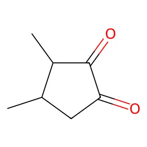 3,4-Dimethyl 1,2-cyclopentandione structure