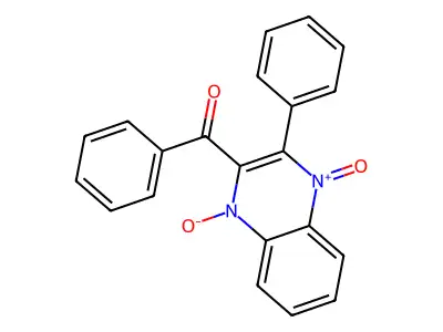 2-Benzoyl-3-phenylquinoxaline 1,4-dioxide structure