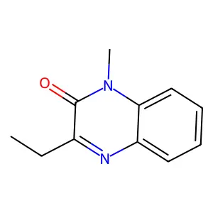3-ethyl-1-methylquinoxalin-2(1H)-one structure
