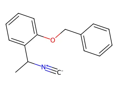 1-(Benzyloxy)-2-(1-isocyanoethyl)benzene structure