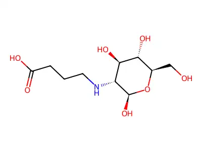 2-N-(Carboxypropylamino)-2-deoxyglucopyranose structure