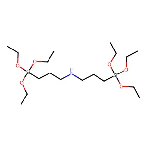 双(三乙氧基硅基)丙胺 structure