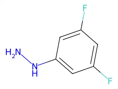 (3,5-Difluorophenyl)hydrazine structure