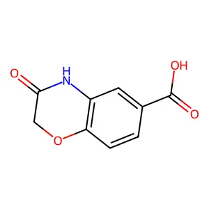 3-Oxo-3,4-dihydro-2H-1,4-benzoxazine-6-carboxylic acid structure