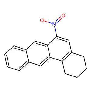 6-Nitro-1,2,3,4-tetrahydrobenz(a)anthracene structure