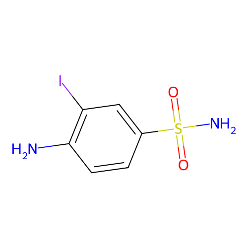 4-Amino-3-iodobenzenesulfonamide structure