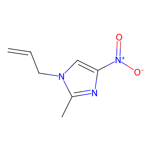 1-Allyl-2-methyl-4-nitro-1H-imidazole structure