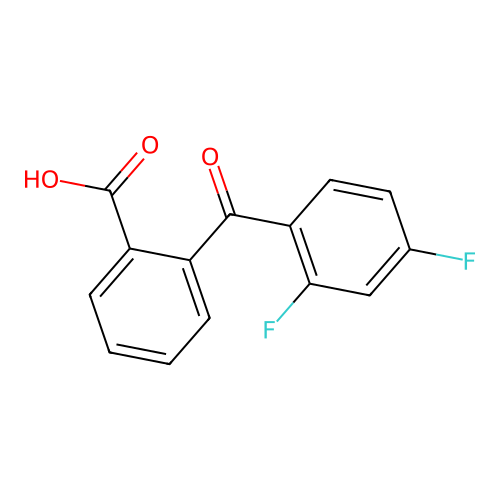 2-(2,4-difluorobenzoyl)benzoic Acid structure