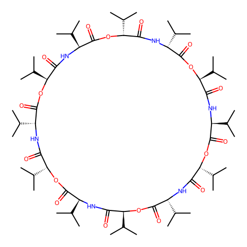 Dodeca-valinomycin structure