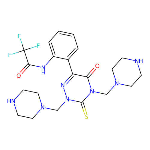 3F-1,2,4-triazine derv. structure