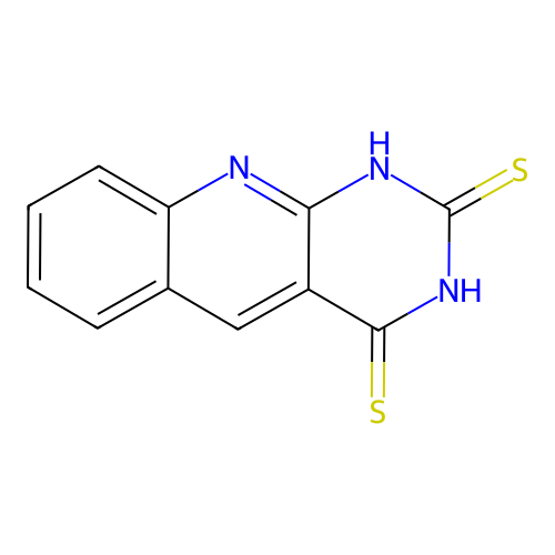 1H-pyrimido[4,5-b]quinoline-2,4-dithione structure
