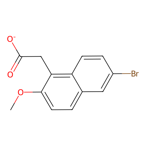 (6-Bromo-2-methoxynaphthalen-1-yl)acetate structure