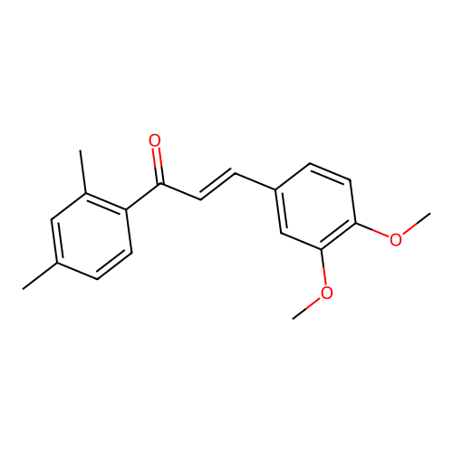 (2E)-3-(3,4-Dimethoxyphenyl)-1-(2,4-dimethylphenyl)prop-2-en-1-one structure