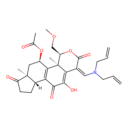 (Bis-allyl)amino-wortmannin structure