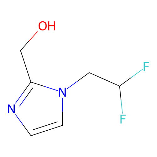 [1-(2,2-Difluoroethyl)imidazol-2-yl]methanol structure