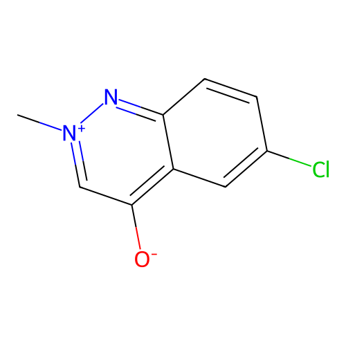 6-Chloro-2-methylcinnolin-2-ium-4-olate structure