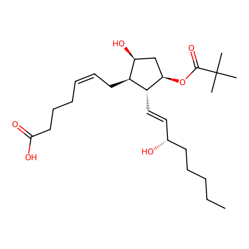 Dinoprost 11-pivalate structure