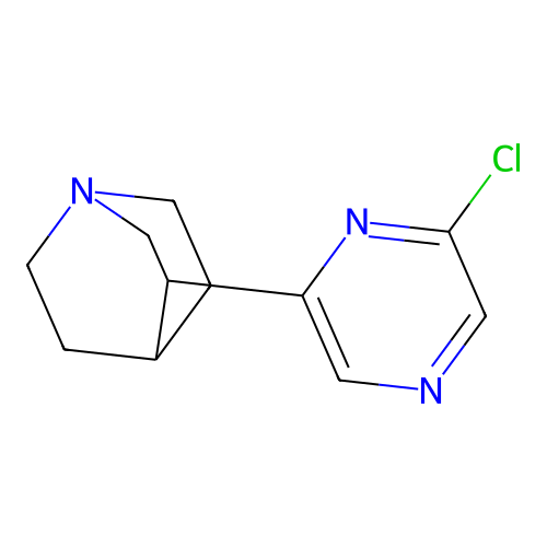 3-(6-Chloropyrazin-2-YL)quinuclidine structure