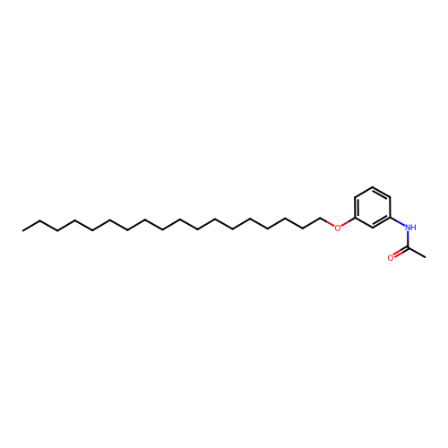 3'-(Octadecyloxy)acetanilide structure