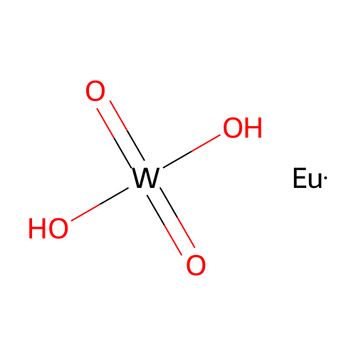 Europium tungsten tetraoxide structure