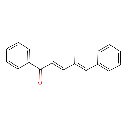 4-Methyl-1,5-diphenyl-2,4-pentadien-1-one structure