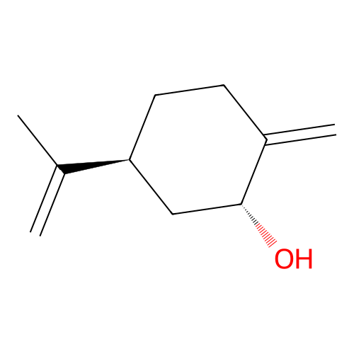 cis-p-Mentha-1(7),8-dien-2-ol structure