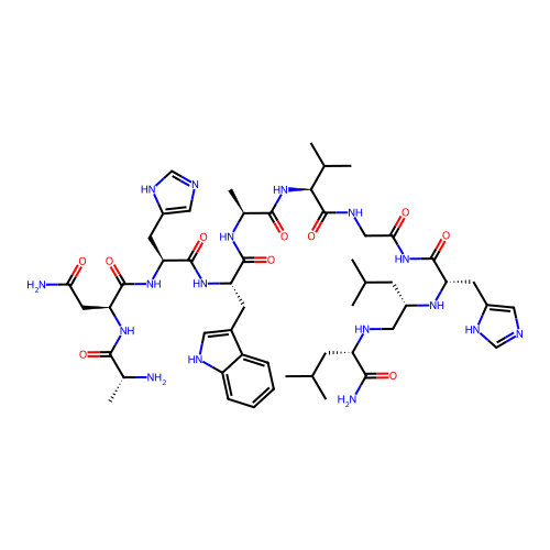 Neuromedin C, ala(1)-leu(9)-psi-(CH2NH)-leu(10)- structure