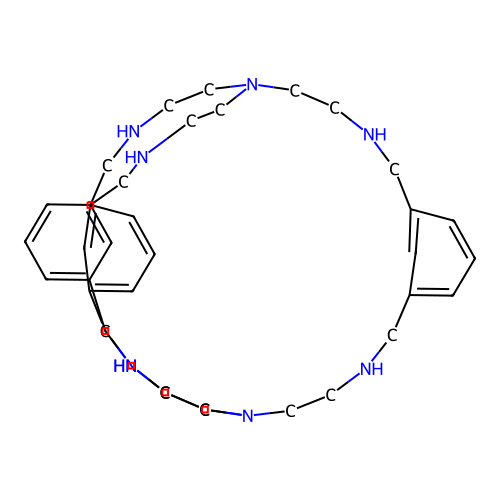Octaaminocryptand 1 structure