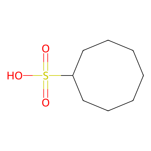 Cyclooctanesulfonic acid structure