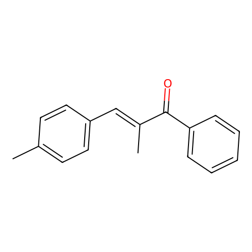 (2E)-2-Methyl-3-(4-methylphenyl)-1-phenyl-2-propen-1-one structure
