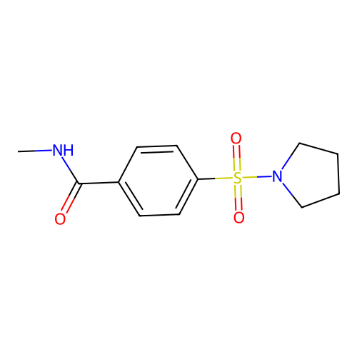 n-Methyl-4-(pyrrolidin-1-ylsulfonyl)benzamide structure
