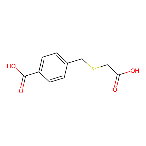 4-(Carboxymethylsulfanylmethyl)benzoic acid structure