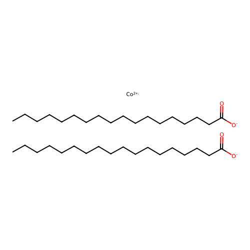 Cobaltous stearate structure