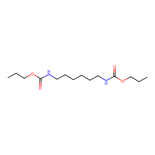 N,N'-Hexamethylenebis(propyl carbamate) structure