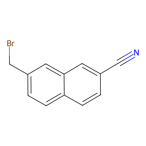 7-(Bromomethyl)-2-naphthonitrile structure
