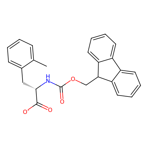 (2S)-2-(9H-fluoren-9-ylmethoxycarbonylamino)-3-(2-methylphenyl)propanoate structure