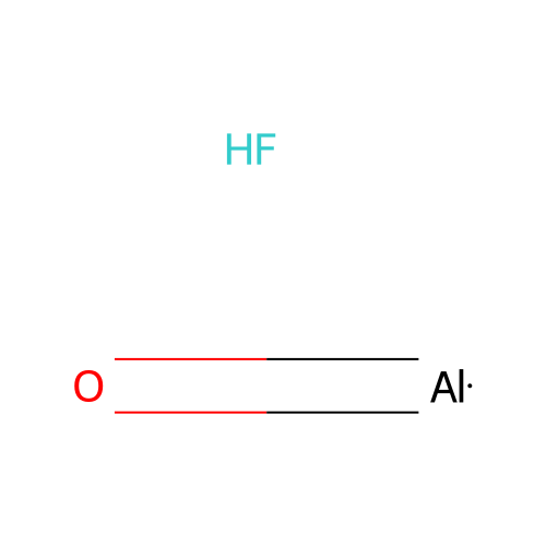 Aluminum oxide fluoride structure