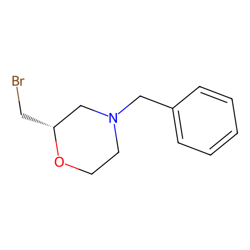 (2S)-4-benzyl-2-(bromomethyl)morpholine structure