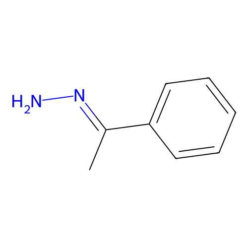 1-Phenylethan-1-one hydrazone structure