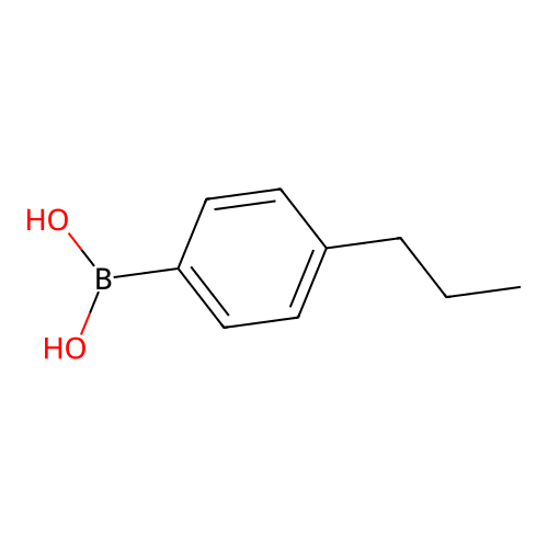 (4-Propylphenyl)boronic acid structure