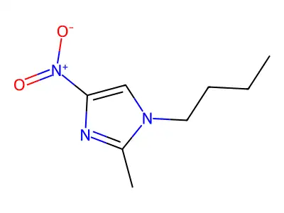 1-Butyl-2-methyl-4-nitro-1H-imidazole structure