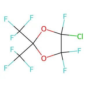 1,3-Dioxolane, 4-chloro-4,5,5-trifluoro-2,2-bis(trifluoromethyl)- structure
